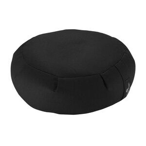 Hugger Mugger solid black yoga Zafu Meditation Cushion